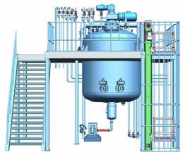 homogenize tank with scraper