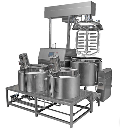 vedio of vacuum mixing emulsifier