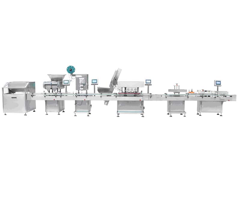 tablet capsule count and filling line